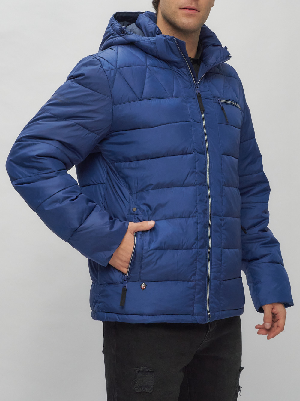 Купить куртку мужскую спортивную весеннюю оптом от производителя недорого в Москве 62187S 1