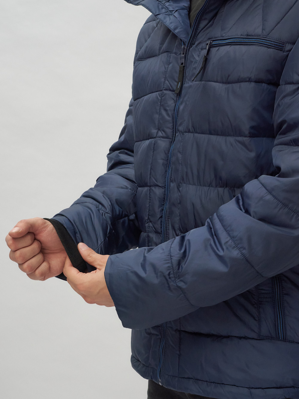 Купить куртку мужскую спортивную весеннюю оптом от производителя недорого в Москве 62187TS 1