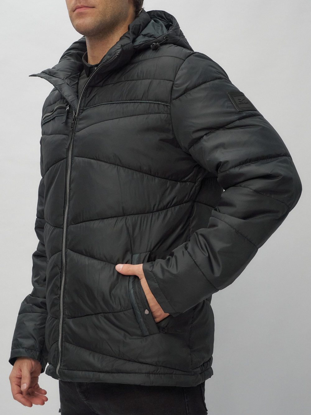 Купить куртку мужскую спортивную весеннюю оптом от производителя недорого в Москве 62188Ch 1