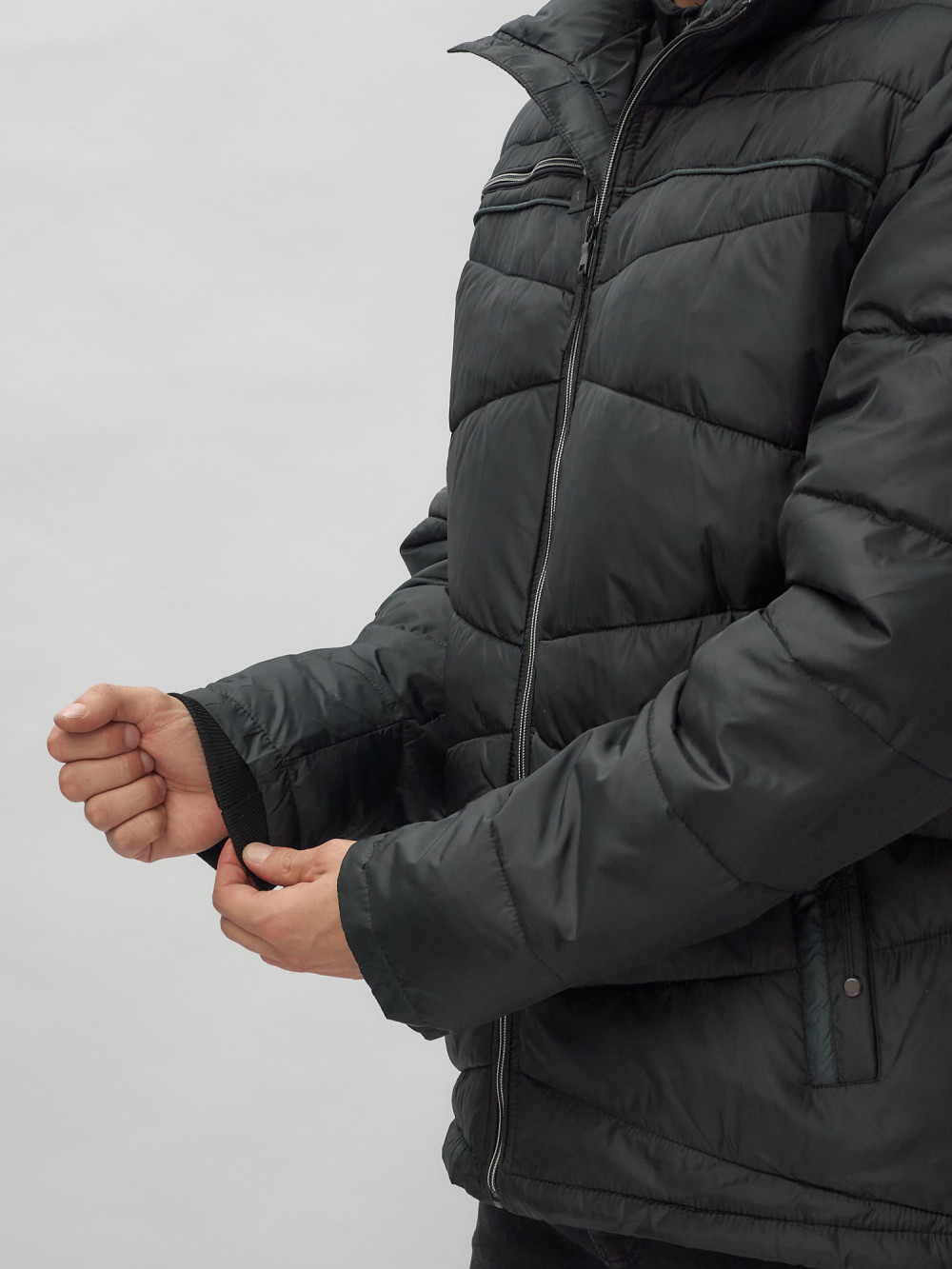 Купить куртку мужскую спортивную весеннюю оптом от производителя недорого в Москве 62188Ch 1