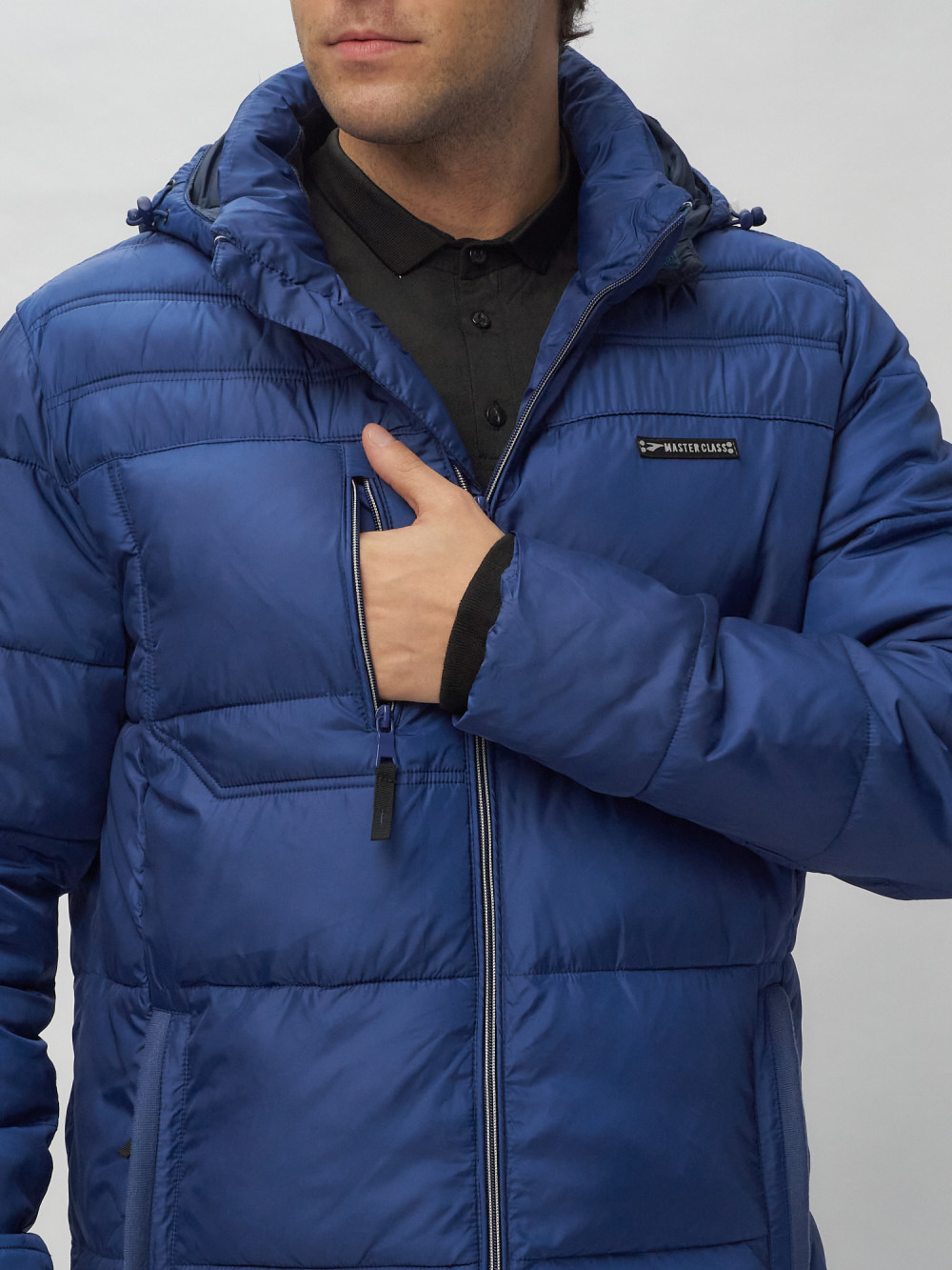 Купить куртку мужскую спортивную весеннюю оптом от производителя недорого в Москве 62190S 1