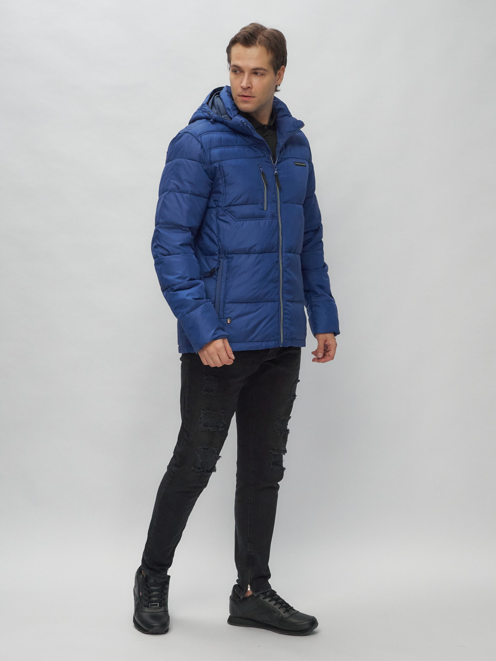 Купить куртку мужскую спортивную весеннюю оптом от производителя недорого в Москве 62190S 1