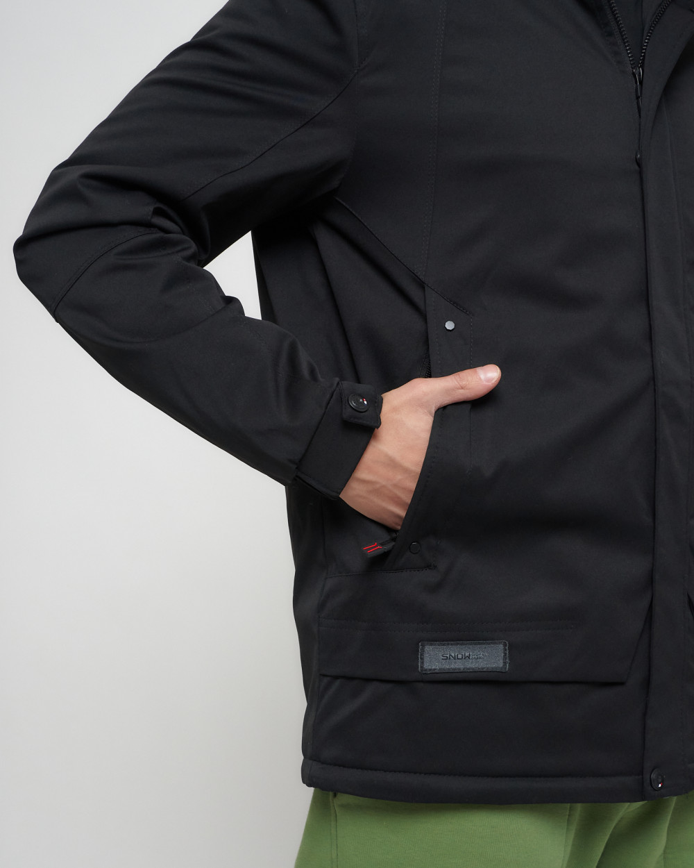 Купить куртку мужскую спортивную весеннюю оптом от производителя недорого в Москве 8599Ch 1