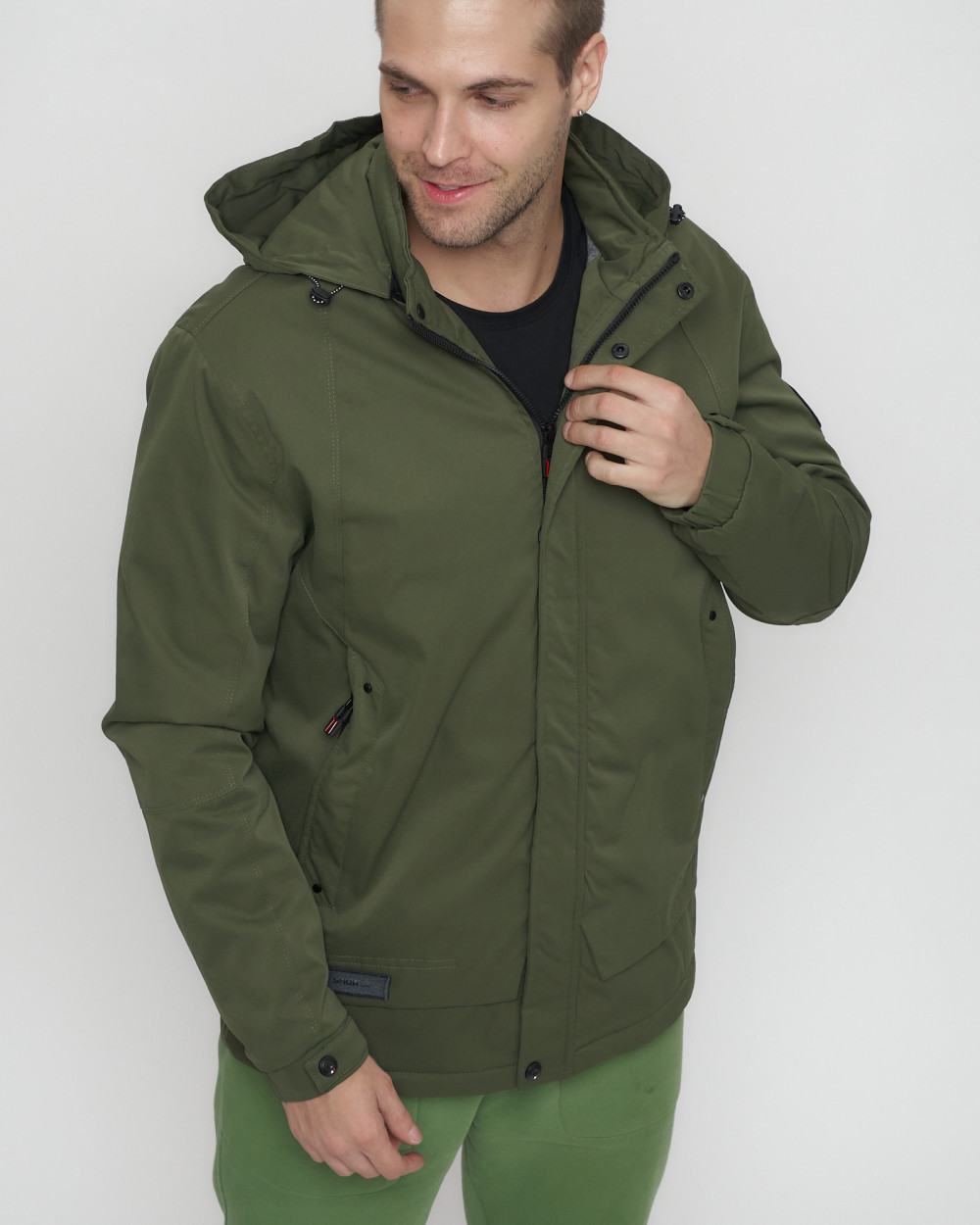 Купить куртку мужскую спортивную весеннюю оптом от производителя недорого в Москве 8599Kh 1