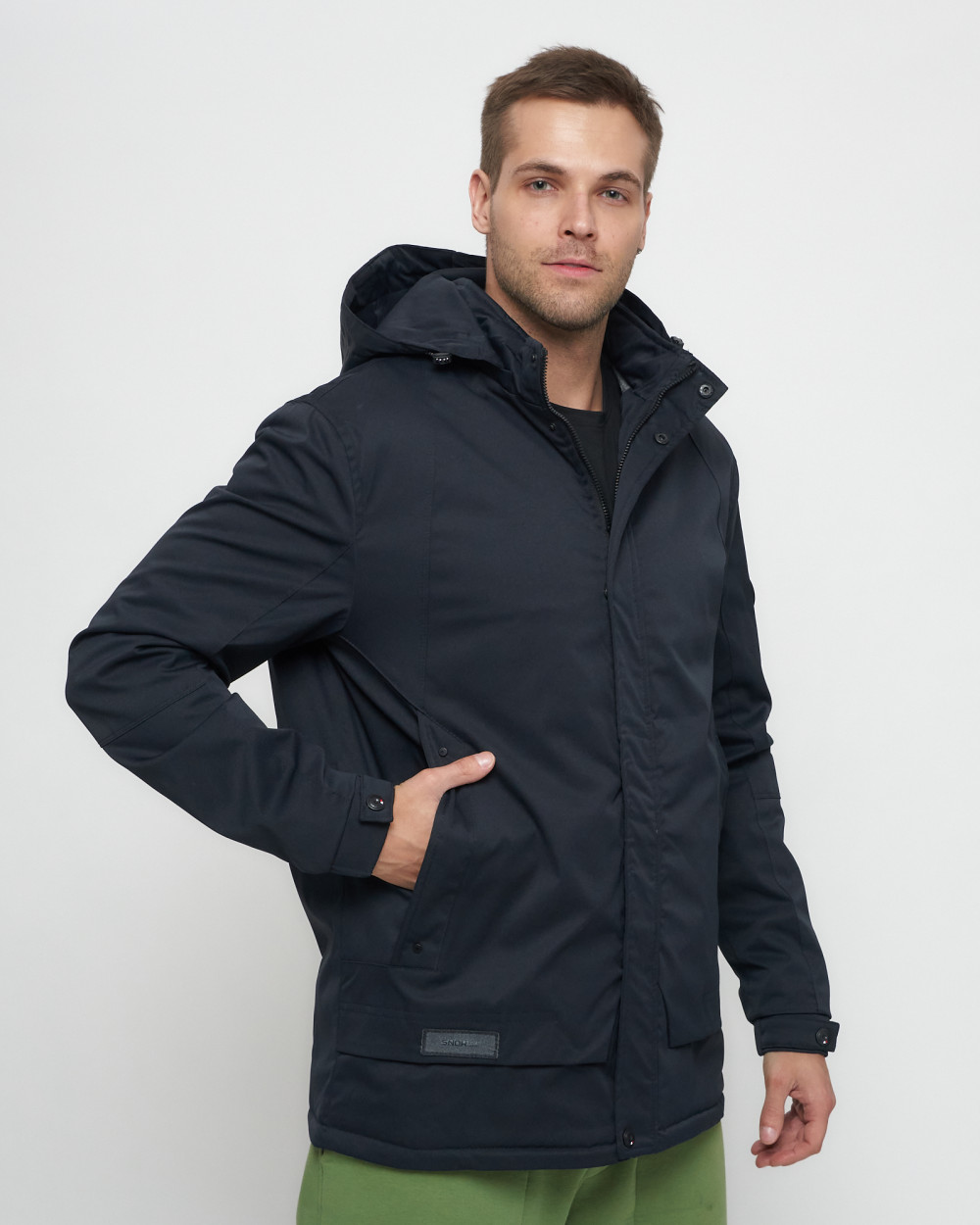Купить куртку мужскую спортивную весеннюю оптом от производителя недорого в Москве 8599TS 1