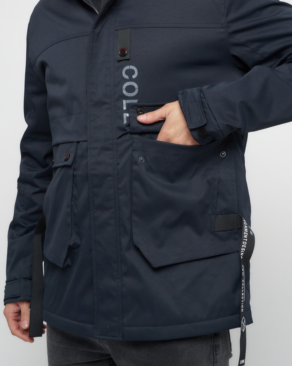 Купить куртку мужскую спортивную весеннюю оптом от производителя недорого в Москве 8600TS 1