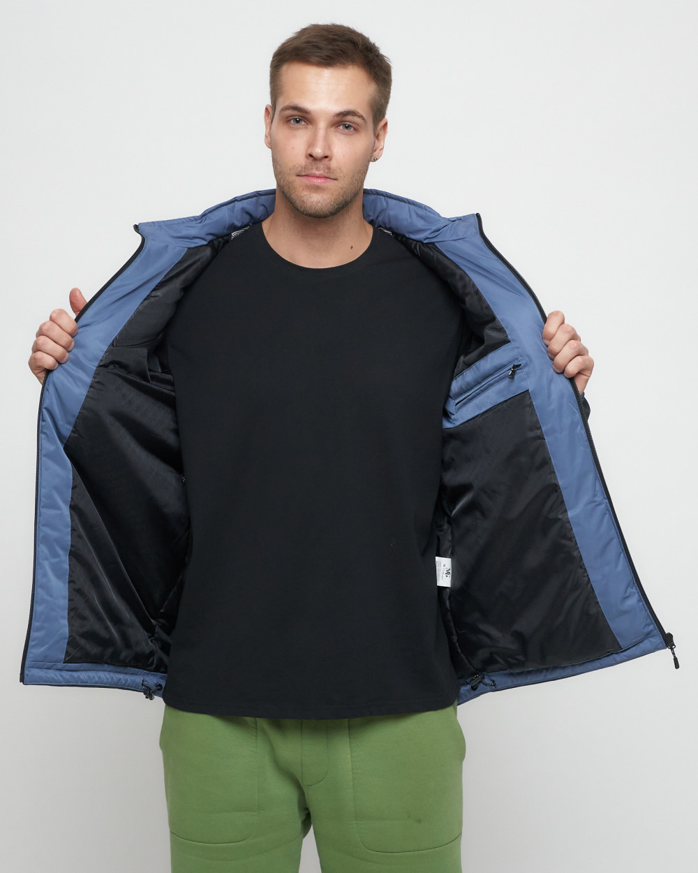Купить куртку мужскую спортивную весеннюю оптом от производителя недорого в Москве 8815S 1