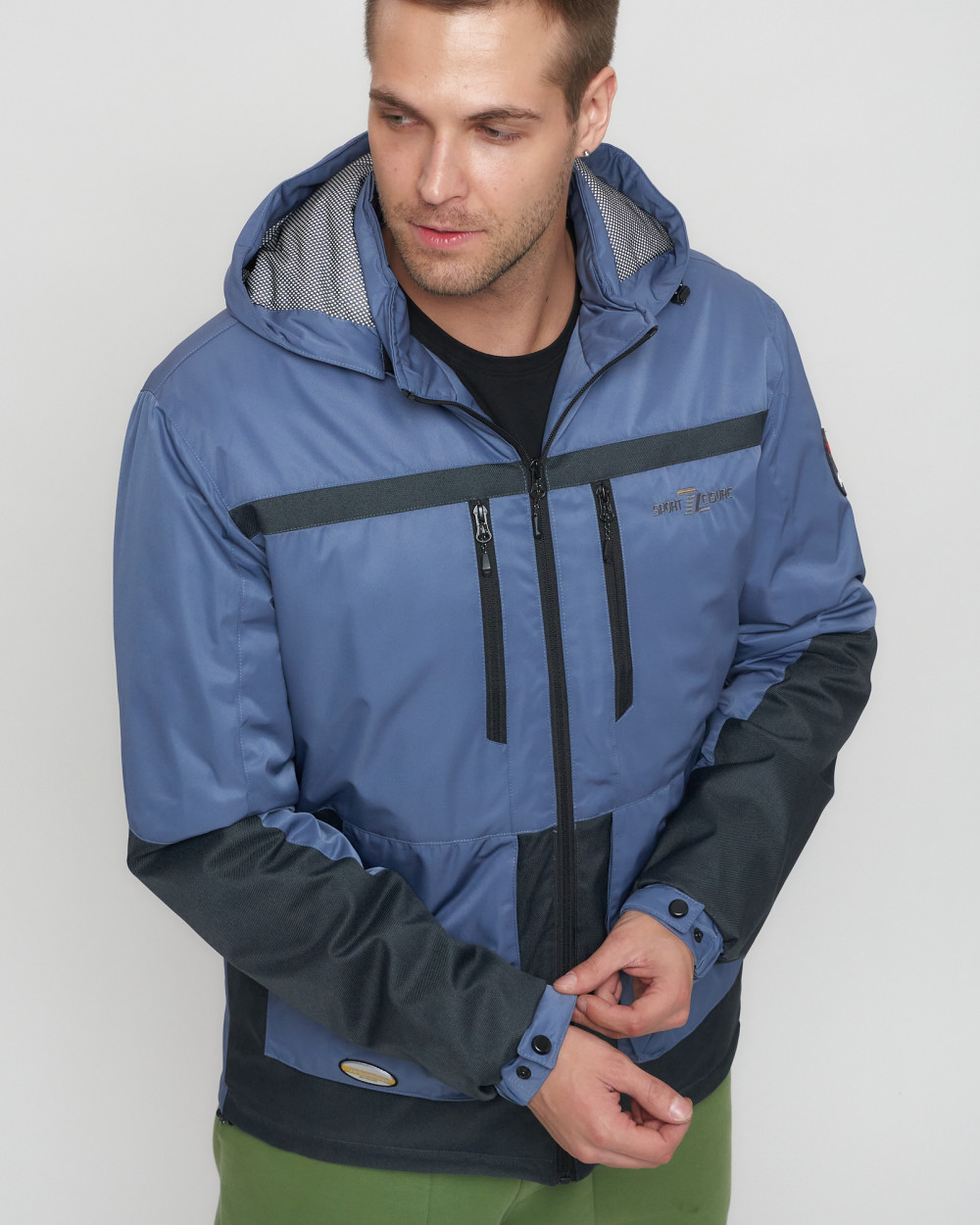 Купить куртку мужскую спортивную весеннюю оптом от производителя недорого в Москве 8815S 1