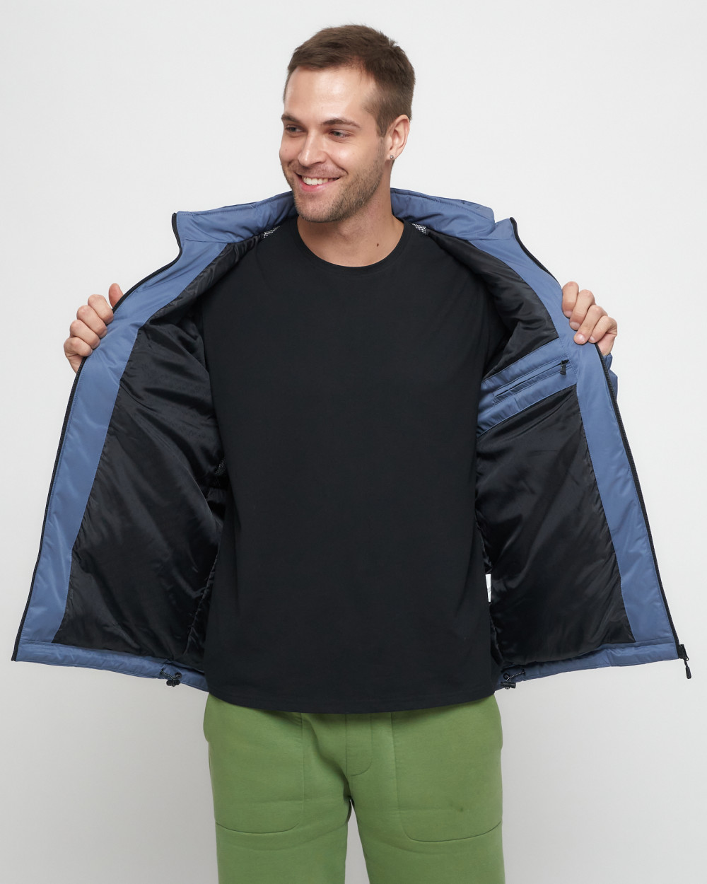 Купить куртку мужскую спортивную весеннюю оптом от производителя недорого в Москве 8816S 1