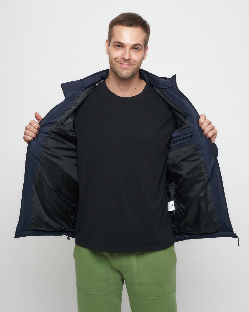 Купить куртку мужскую спортивную весеннюю оптом от производителя недорого в Москве 8816TS 1