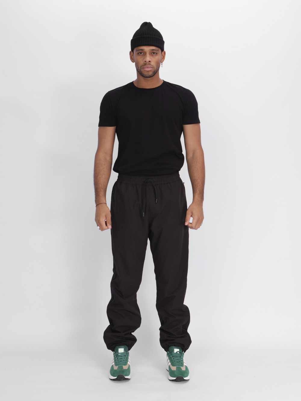Купить оптом Утепленные спортивные брюки мужские темно-серого цвета 882198TC в Казани