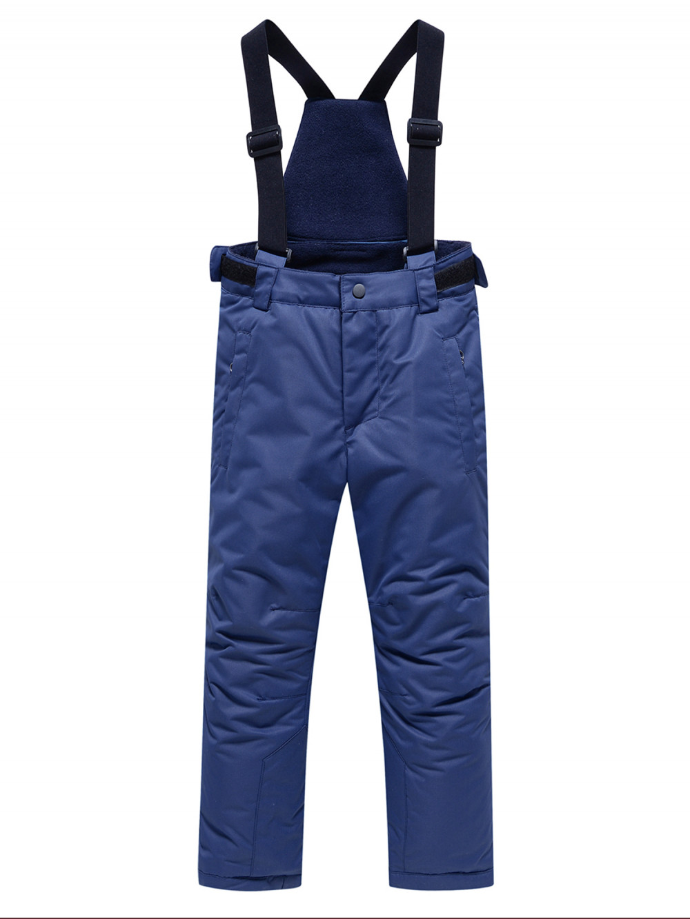 Купить оптом Брюки горнолыжные подростковые для мальчика темно-синего цвета 9253TS в Казани