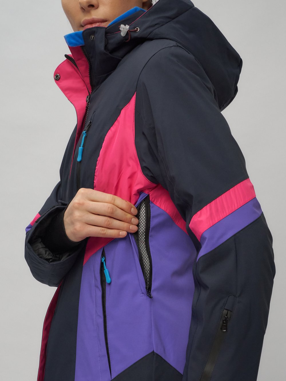 Купить горнолыжный костюм женский оптом от производителя недорого в Москве 02201TS 1