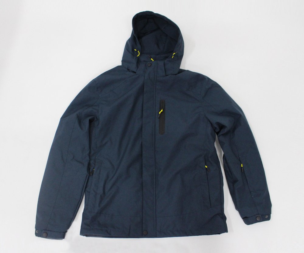 Купить оптом Куртка демисезонная мужская УЦЕНКА темно-синего цвета 0354TS в Казани