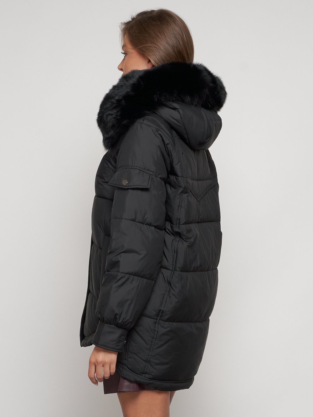 Купить куртку женскую оптом от производителя недорого в Москве 13301Ch 1