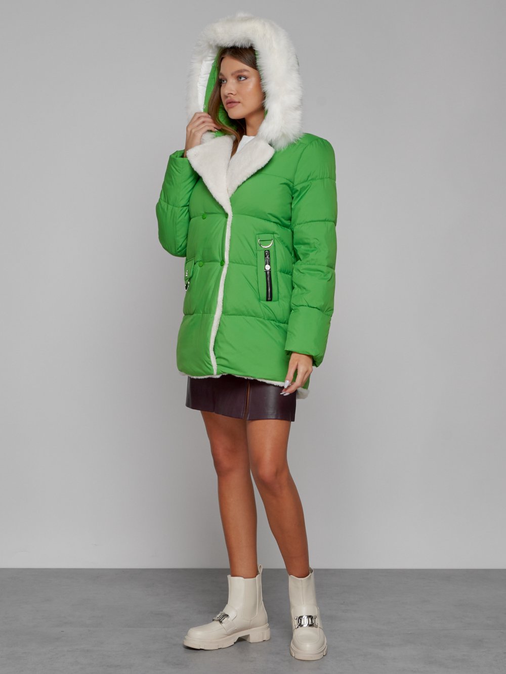 Купить куртку женскую оптом от производителя недорого в Москве 133120Z 1