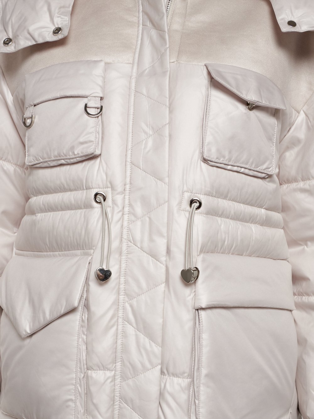 Купить куртку женскую зимнюю оптом от производителя недорого в Москве 13338B 1
