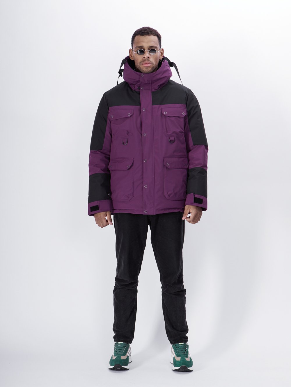 Купить оптом Горнолыжная куртка MTFORCE мужская фиолетового цвета 2302F