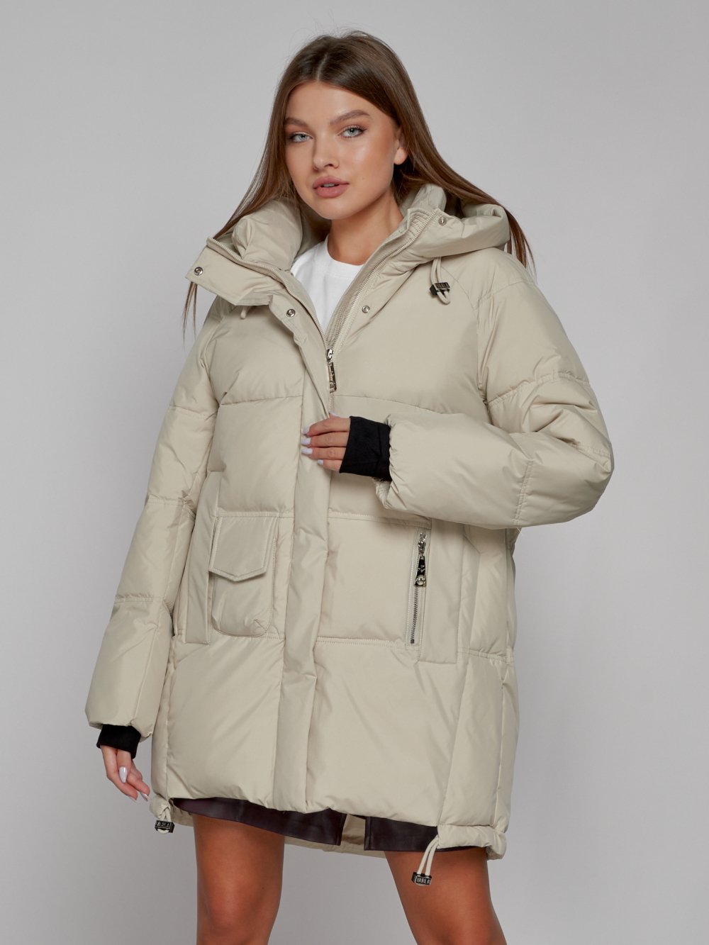 Купить куртку женскую оптом от производителя недорого в Москве 51122B 1