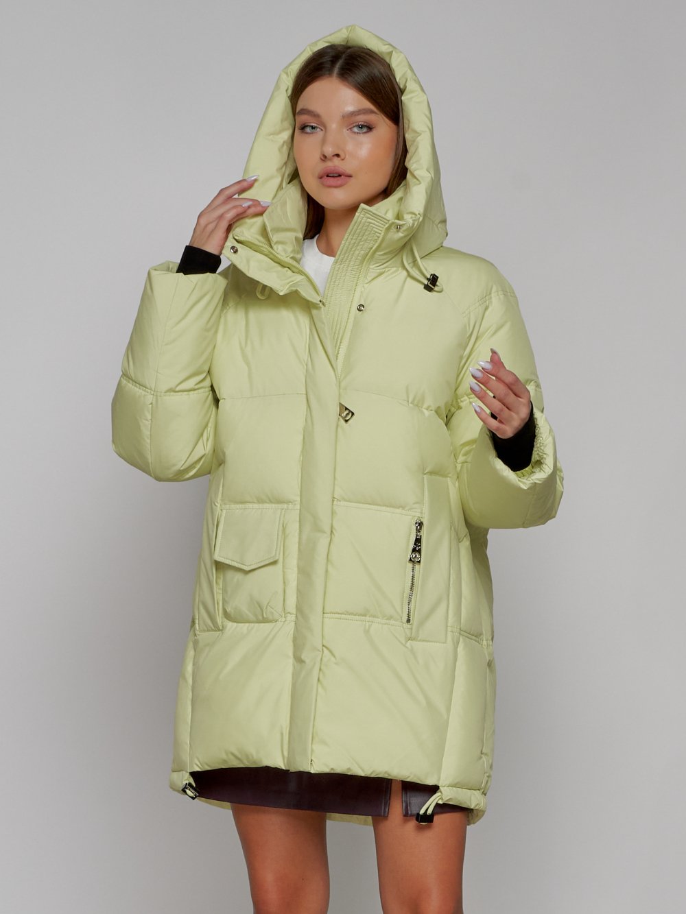 Купить куртку женскую оптом от производителя недорого в Москве 51122Sl 1