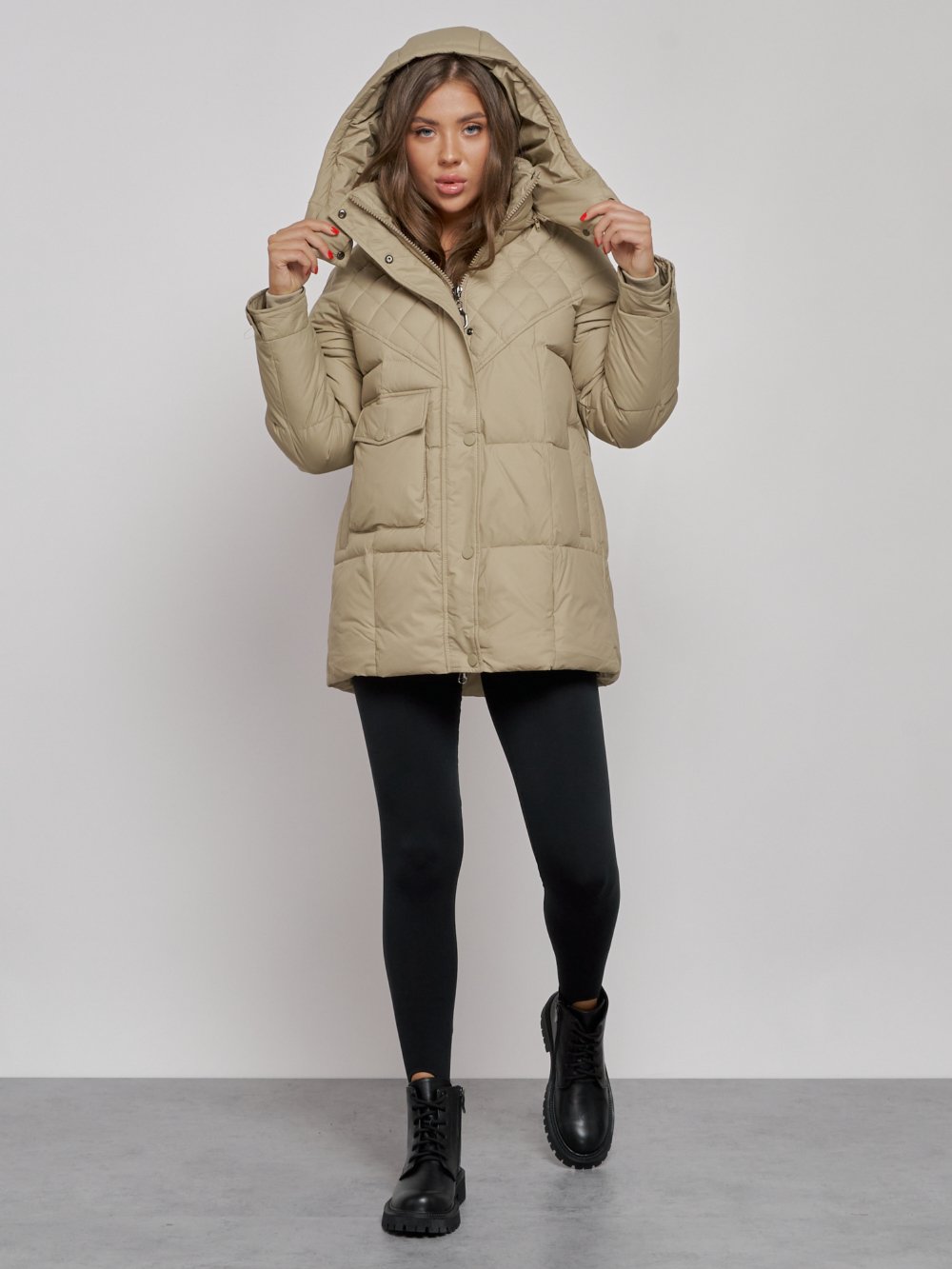 Купить куртку зимнюю оптом от производителя недорого в Москве 52301SK 1