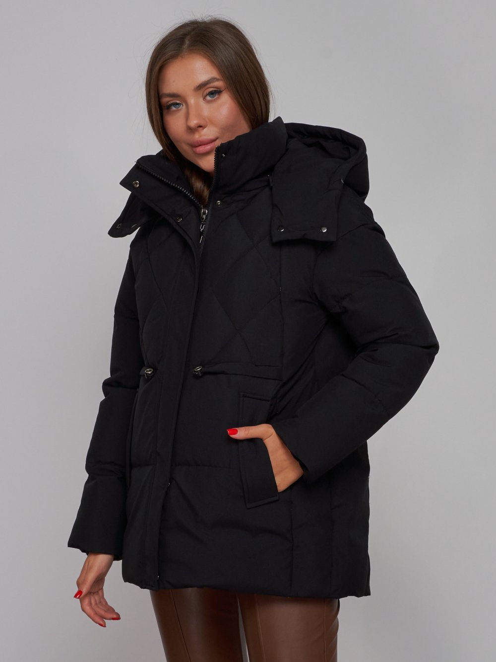 Купить куртку зимнюю оптом от производителя недорого в Москве 52302Ch 1