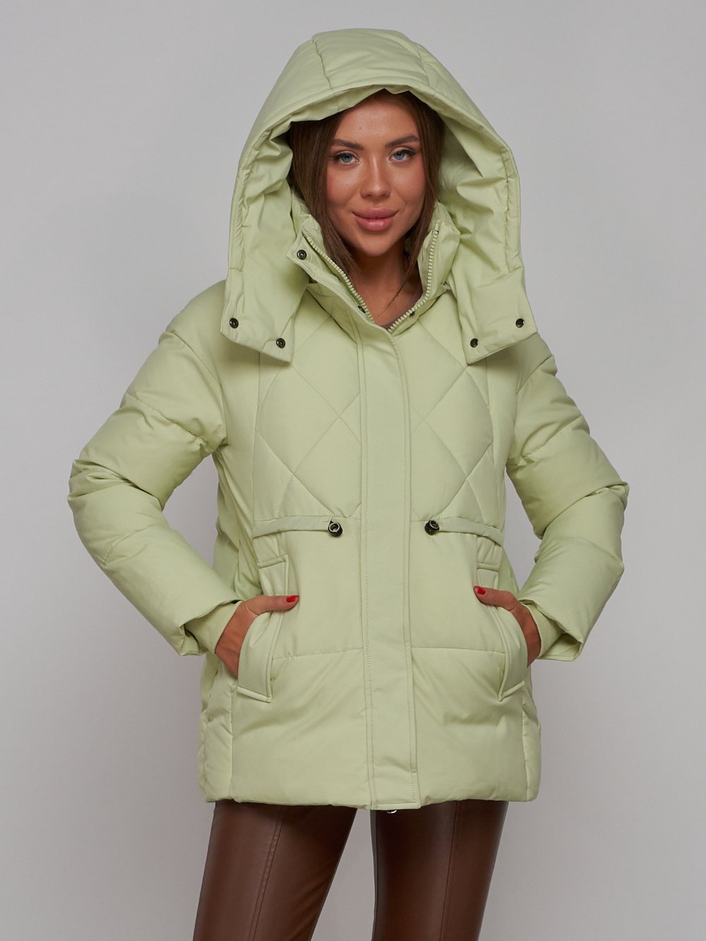 Купить куртку зимнюю оптом от производителя недорого в Москве 52302Sl 1