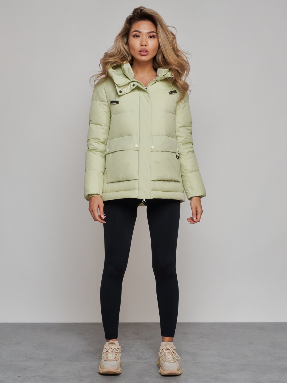 Купить куртку зимнюю оптом от производителя недорого в Москве 52303Sl 1