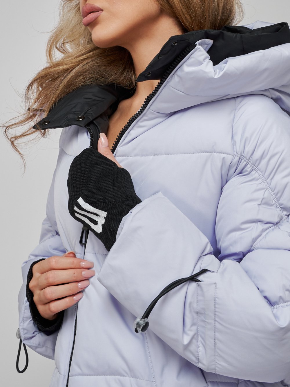 Купить куртку зимнюю оптом от производителя недорого в Москве 52306F 1