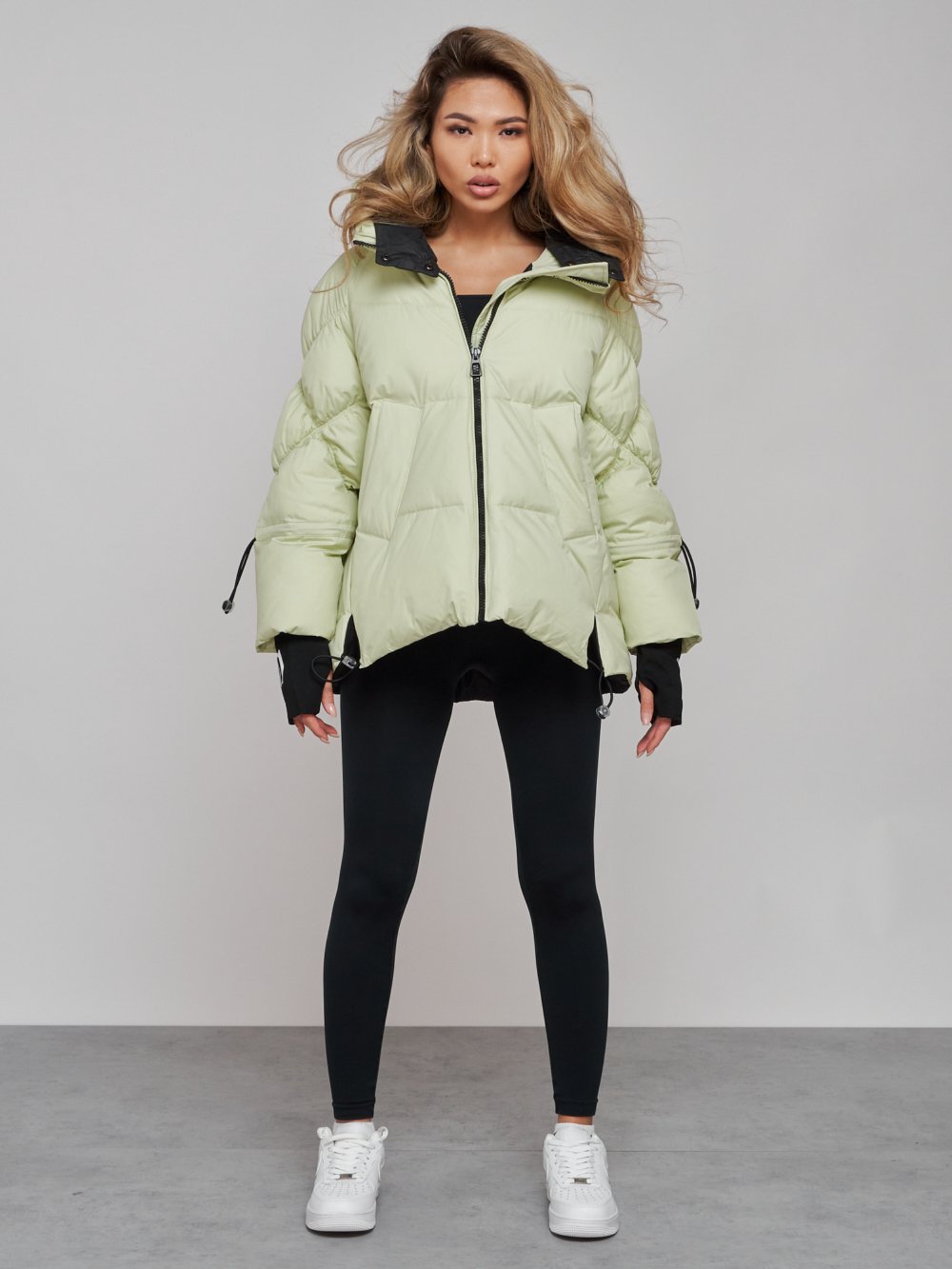 Купить куртку зимнюю оптом от производителя недорого в Москве 52306Sl