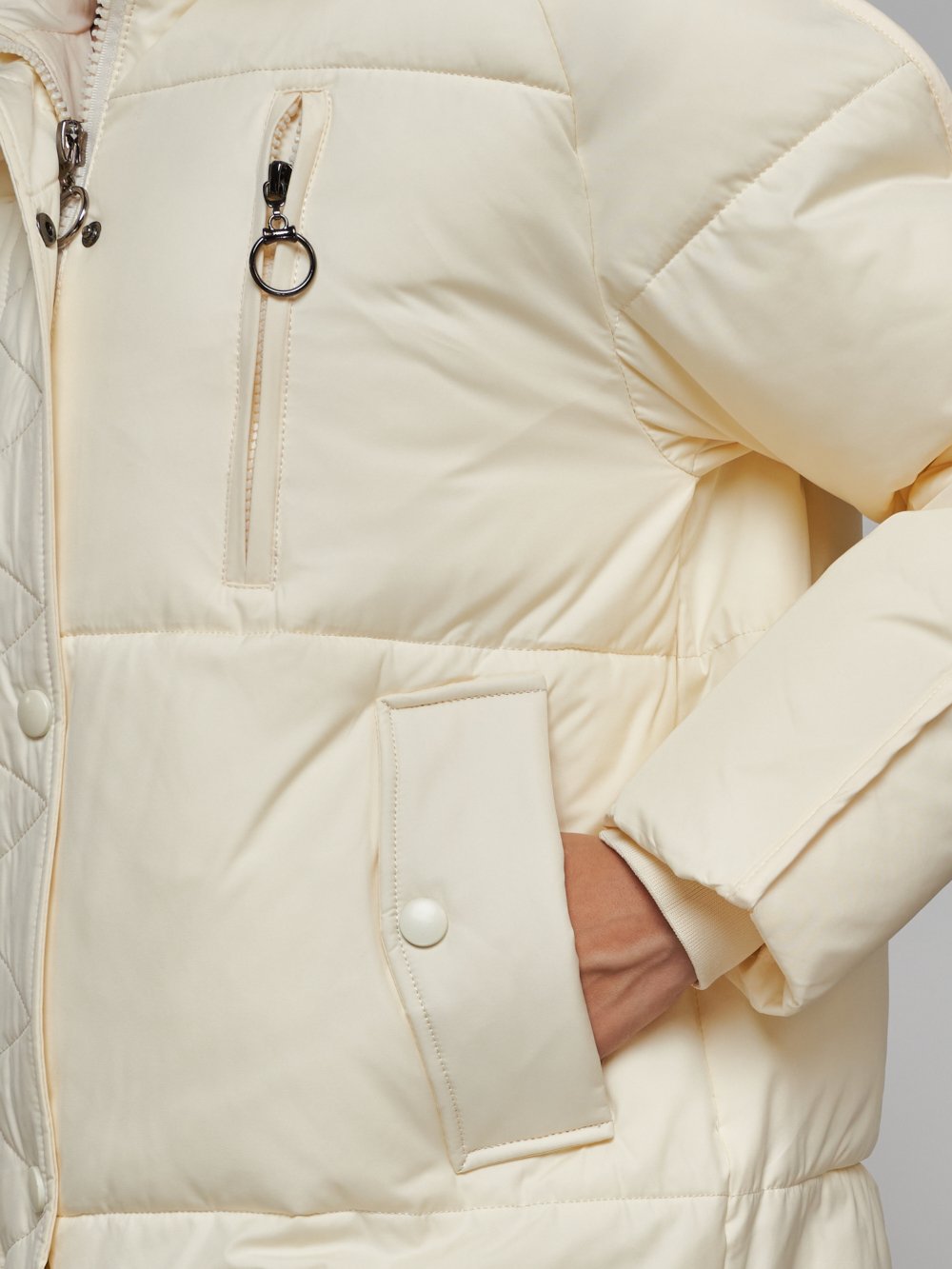 Купить куртку зимнюю оптом от производителя недорого в Москве 52308B 1