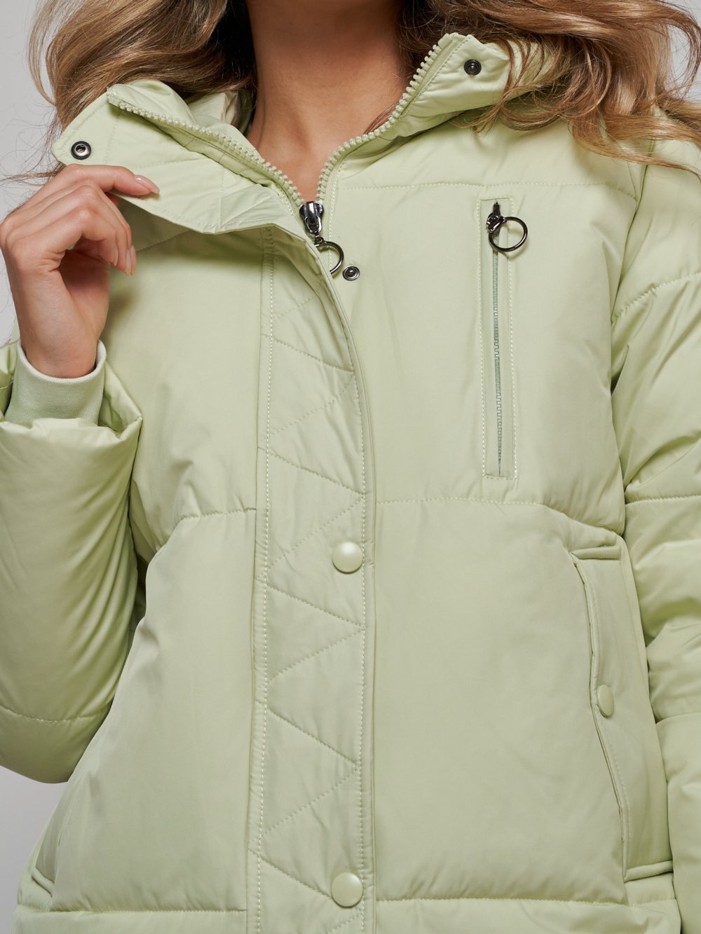 Купить куртку зимнюю оптом от производителя недорого в Москве 52308Sl 1