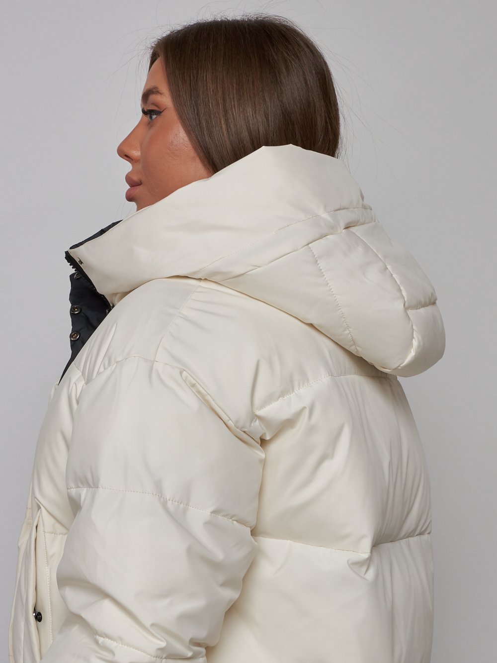 Купить куртку зимнюю оптом от производителя недорого в Москве 52309B 1