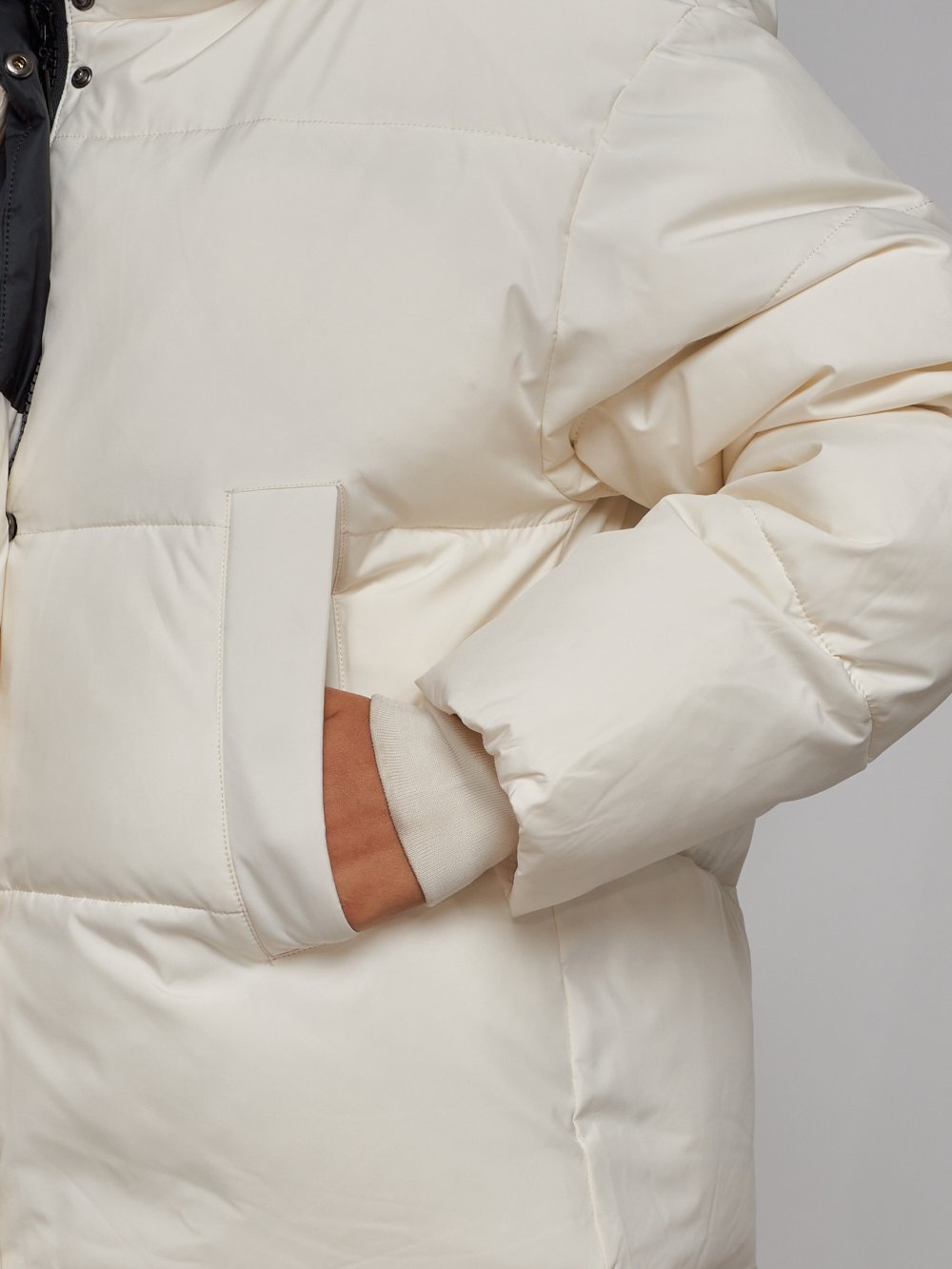 Купить куртку зимнюю оптом от производителя недорого в Москве 52309B 1