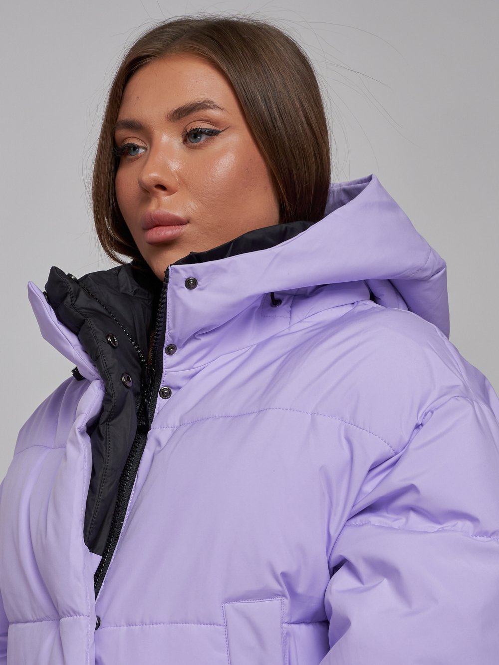 Купить куртку зимнюю оптом от производителя недорого в Москве 52309F 1