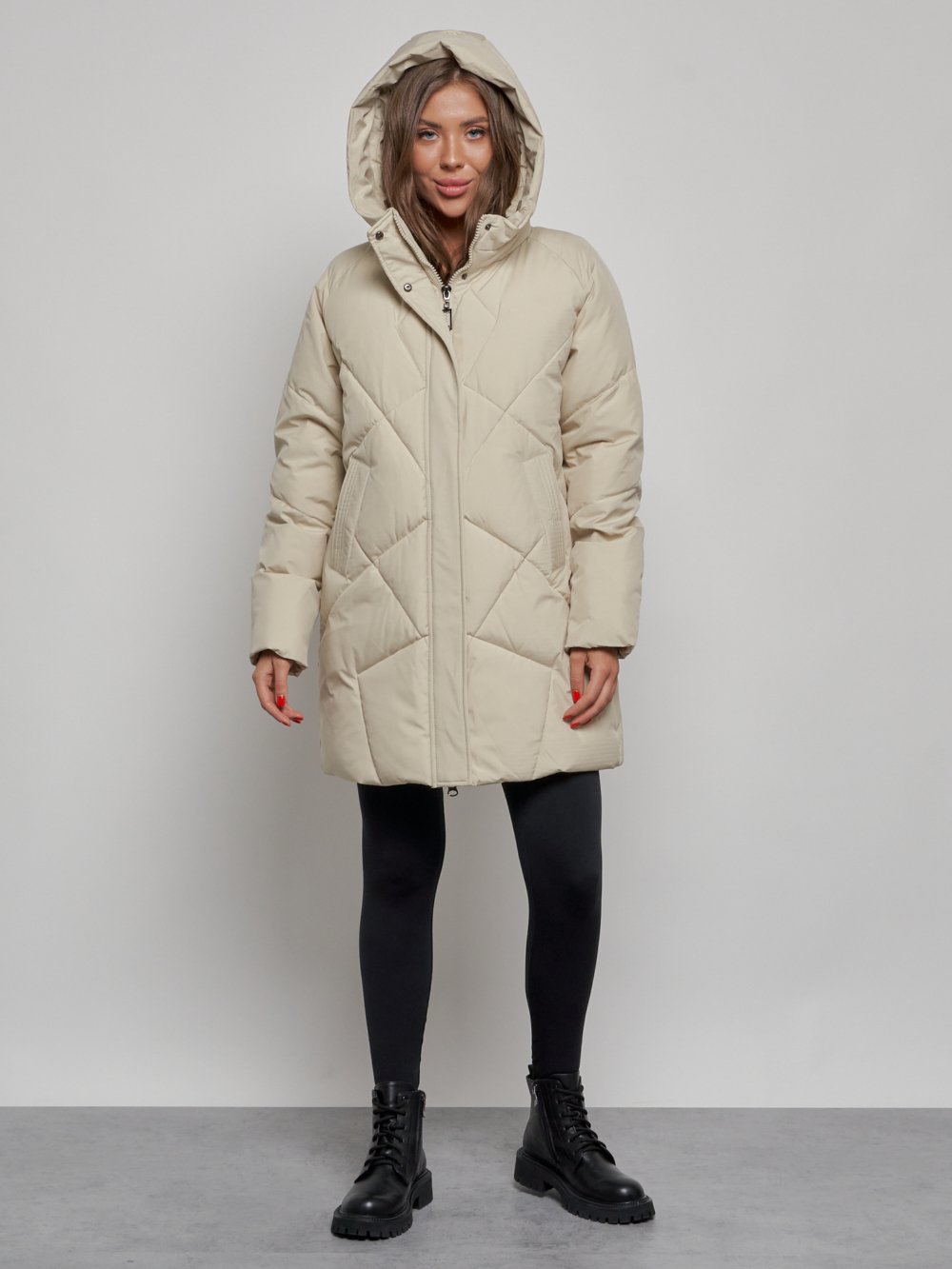 Купить куртку женскую оптом от производителя недорого в Москве 52361B 1