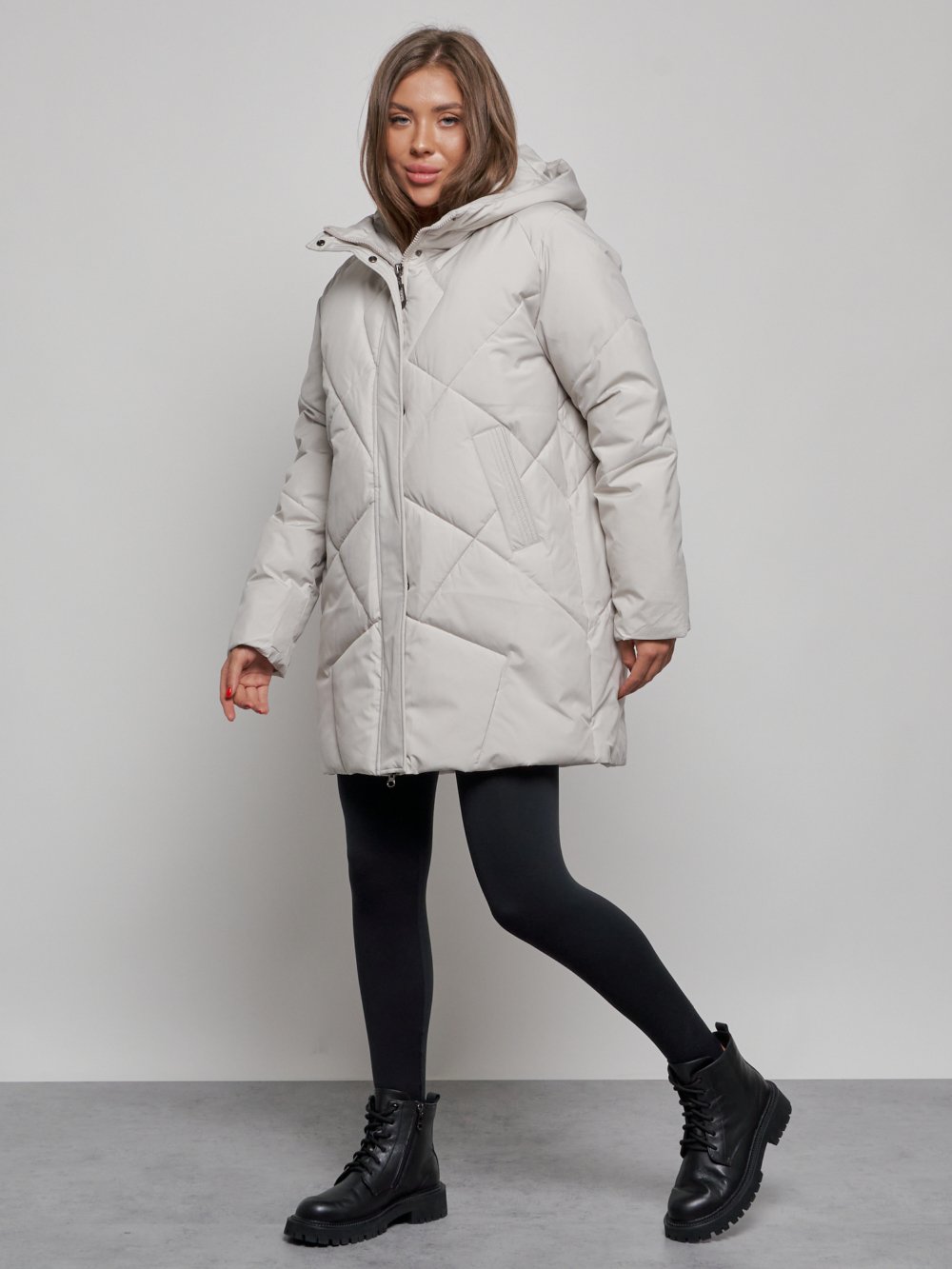Купить куртку женскую оптом от производителя недорого в Москве 52361SS 1