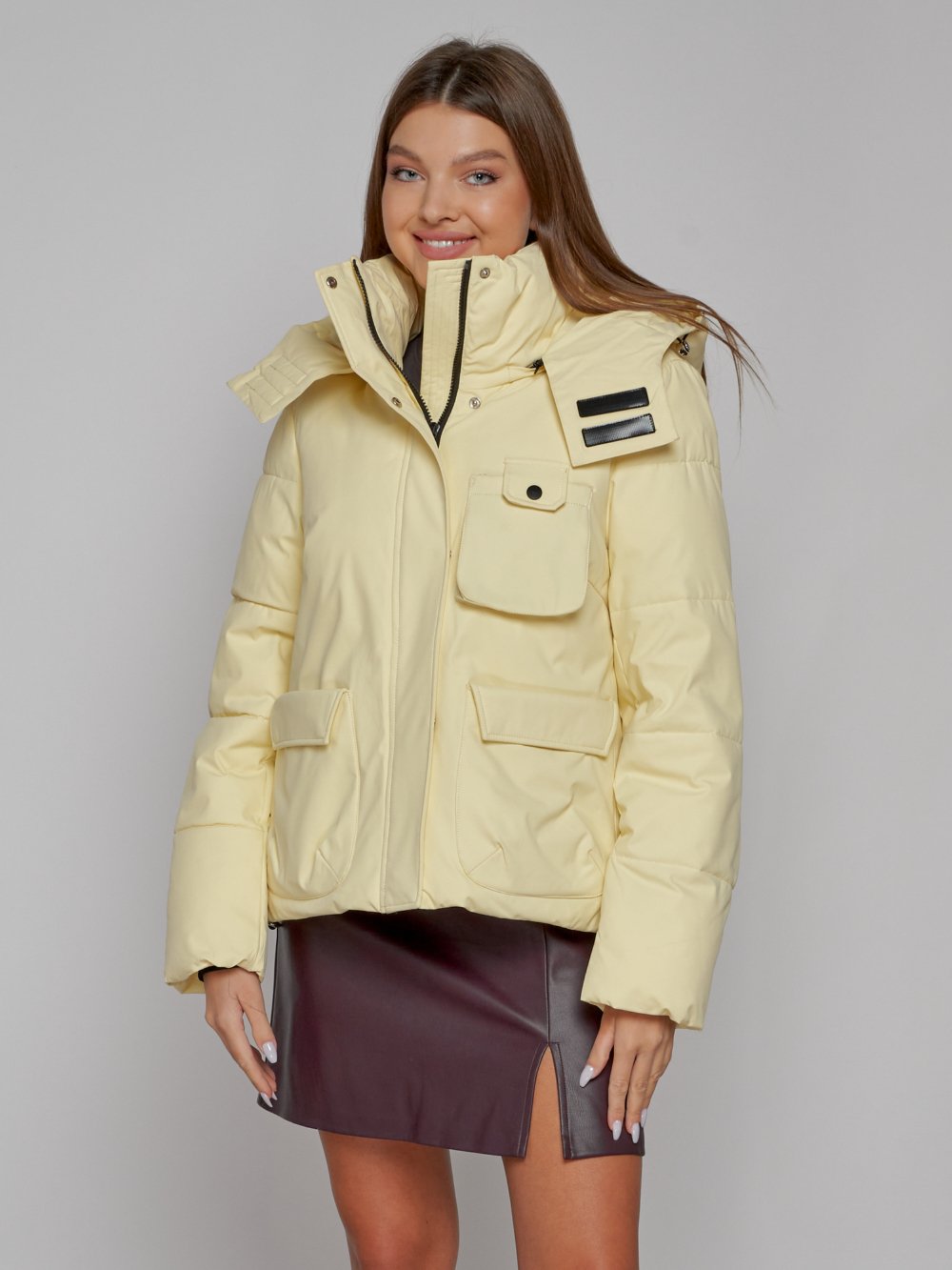 Купить куртку зимнюю оптом от производителя недорого в Москве 52413SJ 1