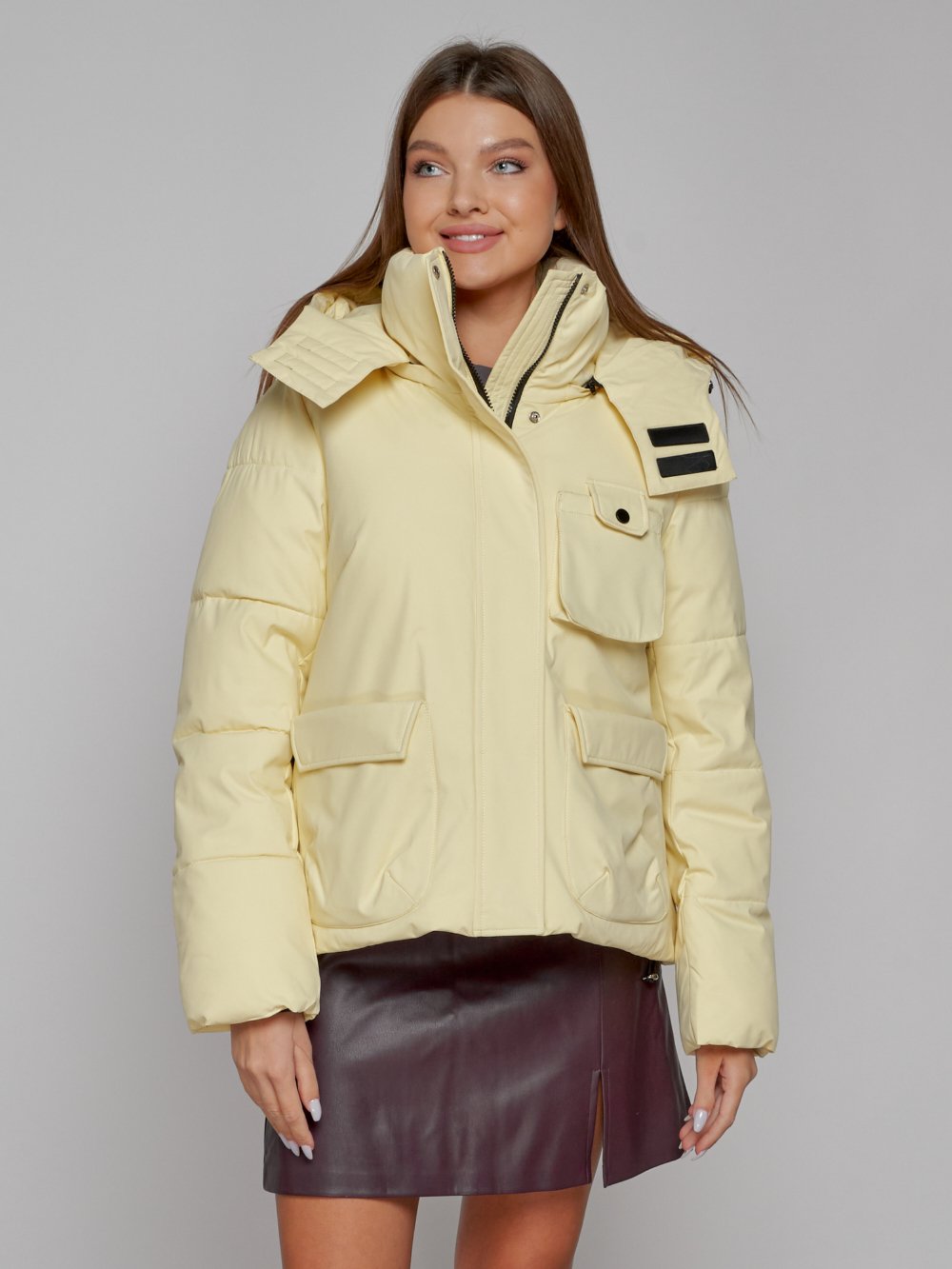 Купить куртку зимнюю оптом от производителя недорого в Москве 52413SJ 1