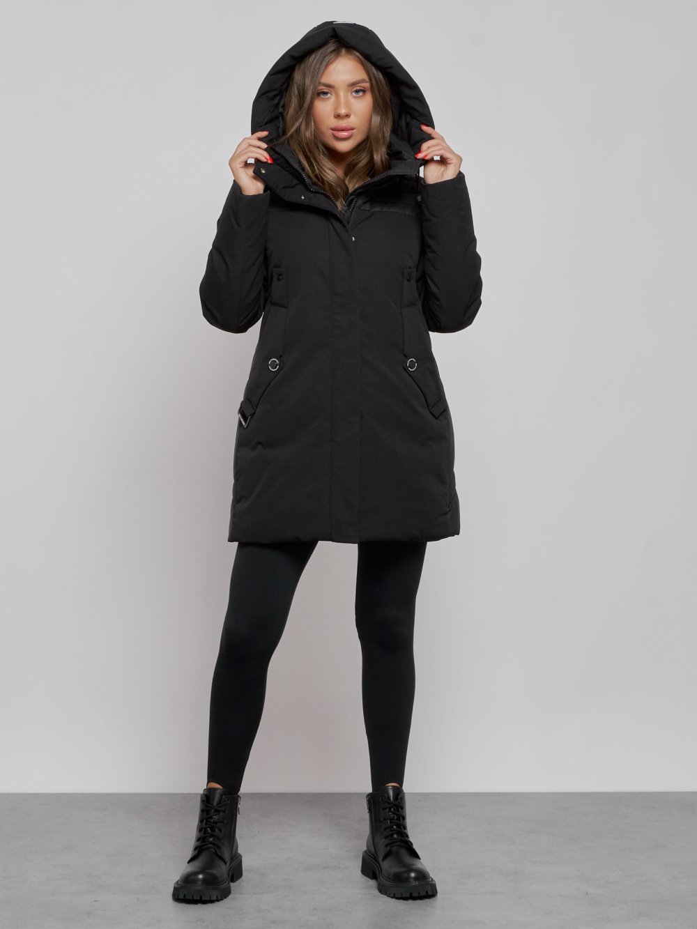 Купить куртку женскую оптом от производителя недорого в Москве 589003Ch 1