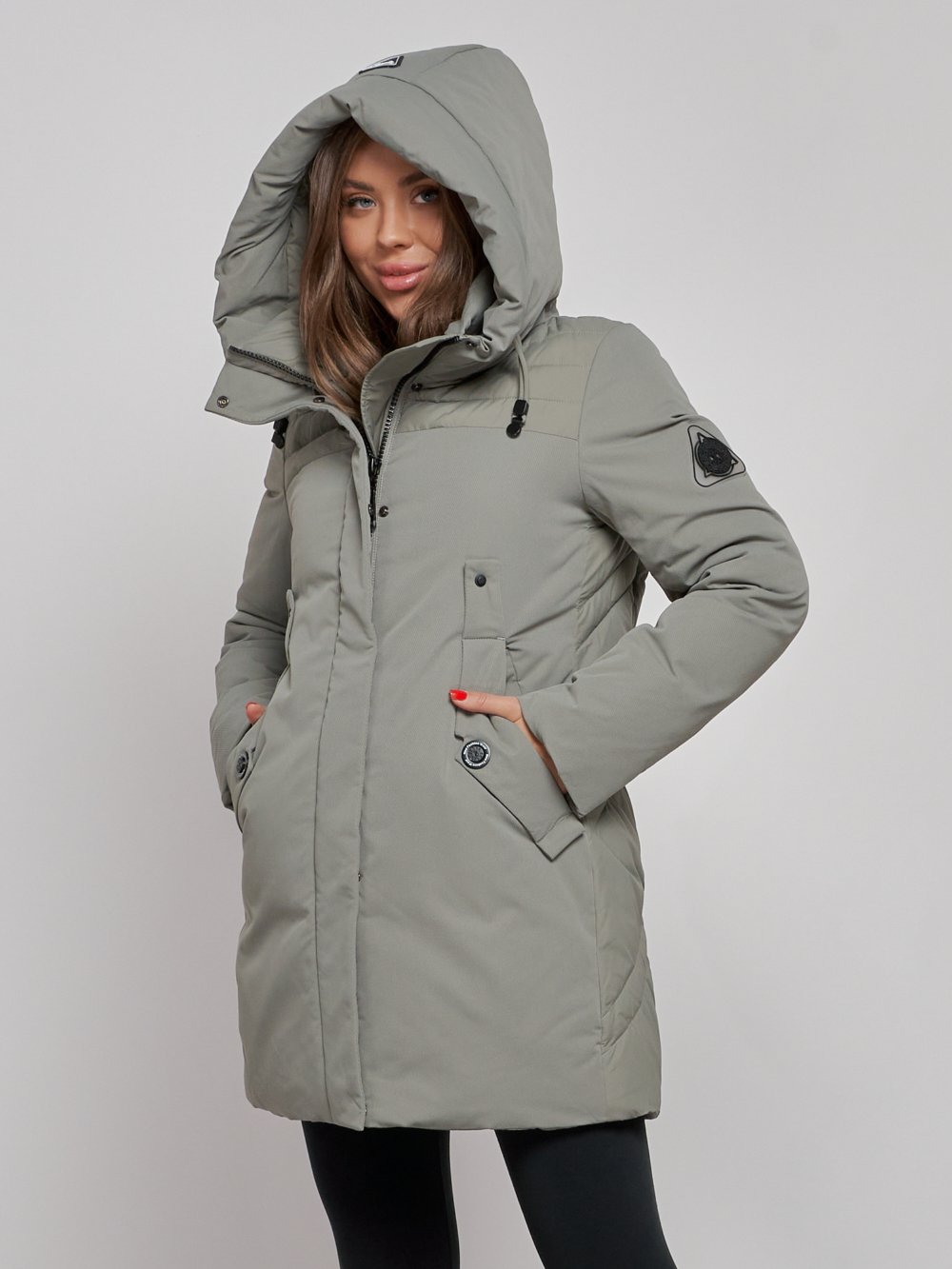 Купить куртку женскую оптом от производителя недорого в Москве 589003Kh 1