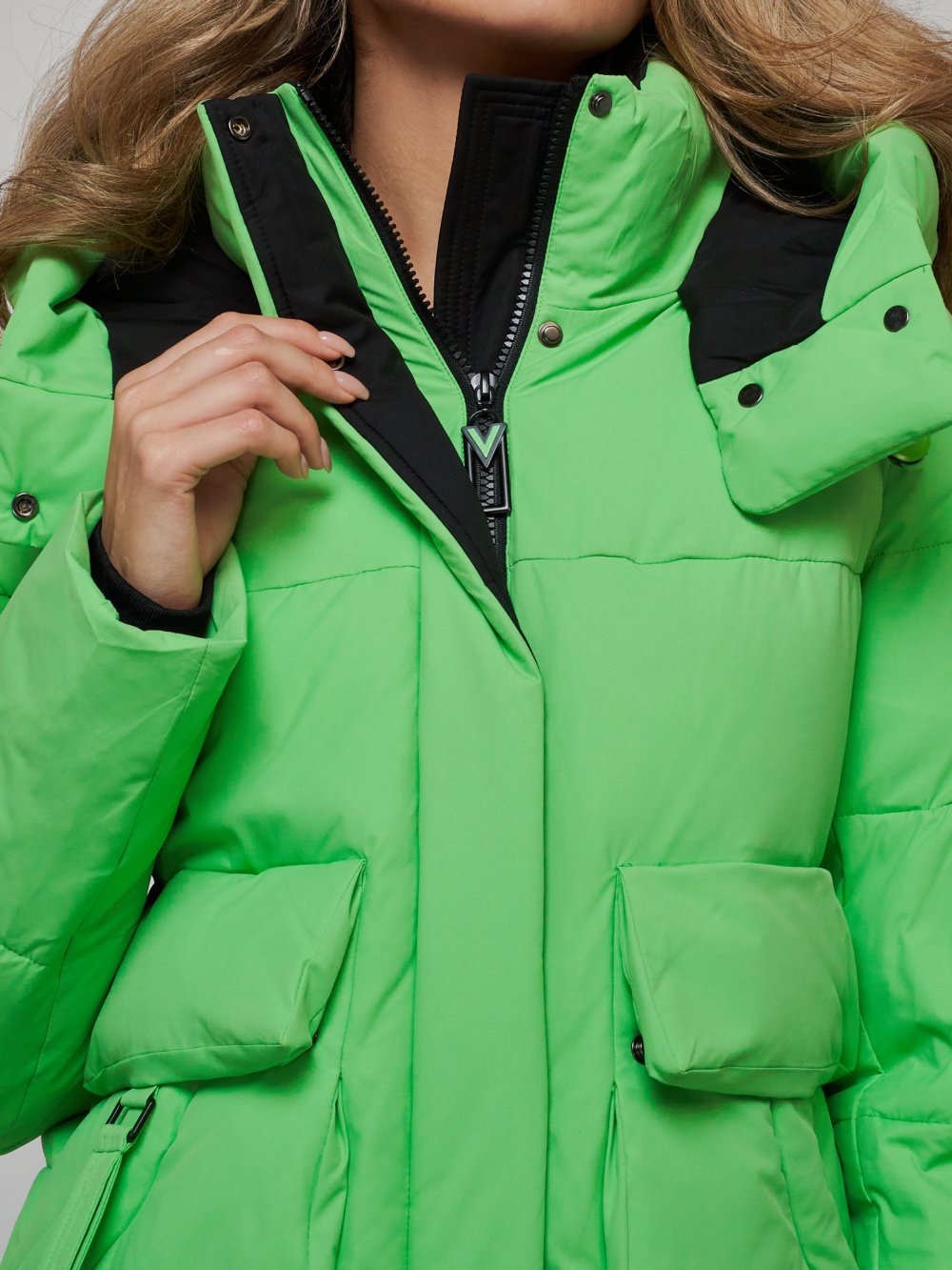 Купить куртку зимнюю оптом от производителя недорого в Москве 589827Z 1