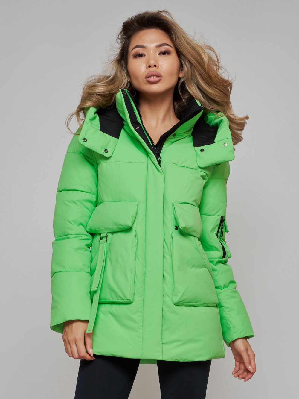 Купить куртку зимнюю оптом от производителя недорого в Москве 589827Z 1