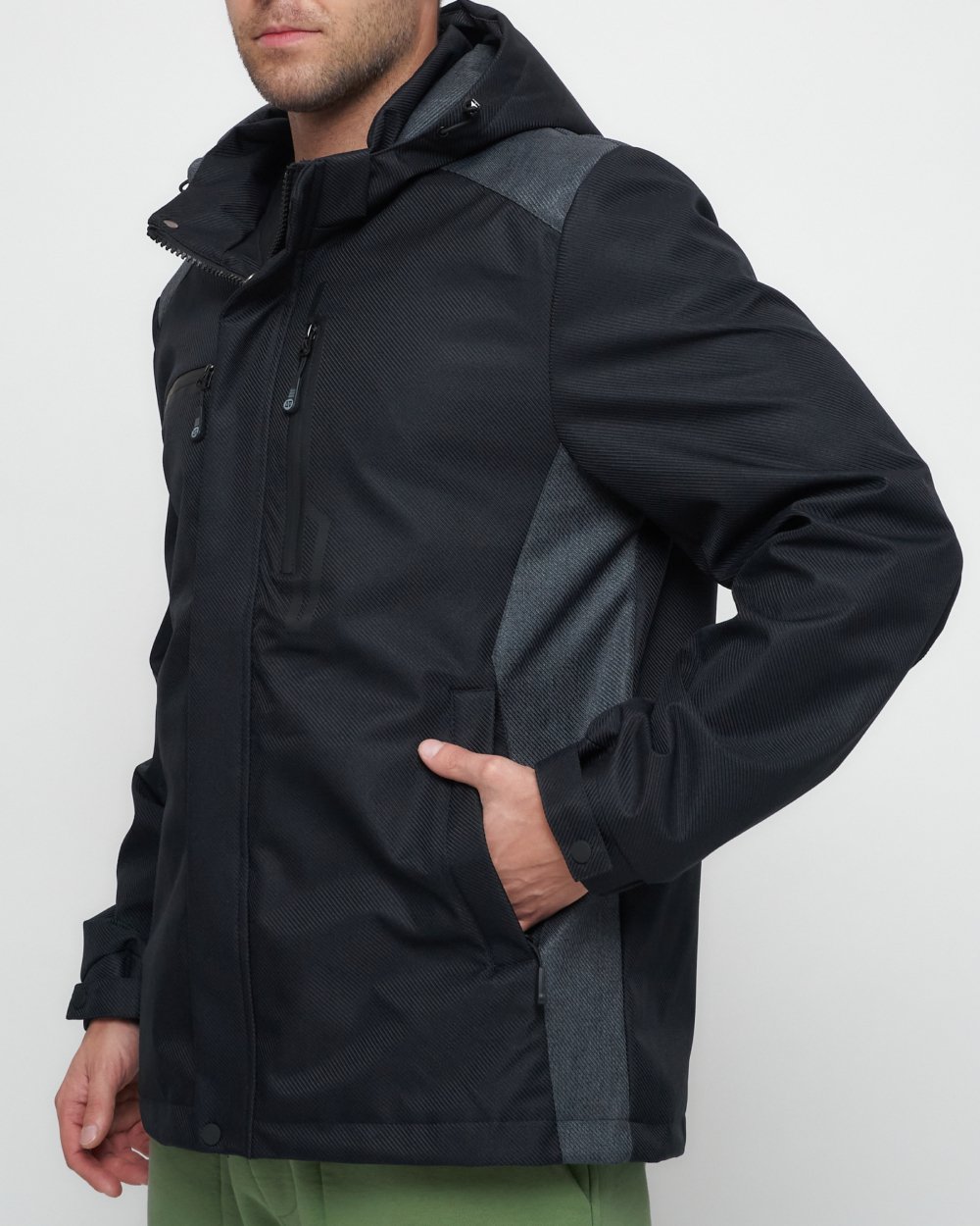 Купить куртку мужскую спортивную весеннюю оптом от производителя недорого в Москве 6652TS 1