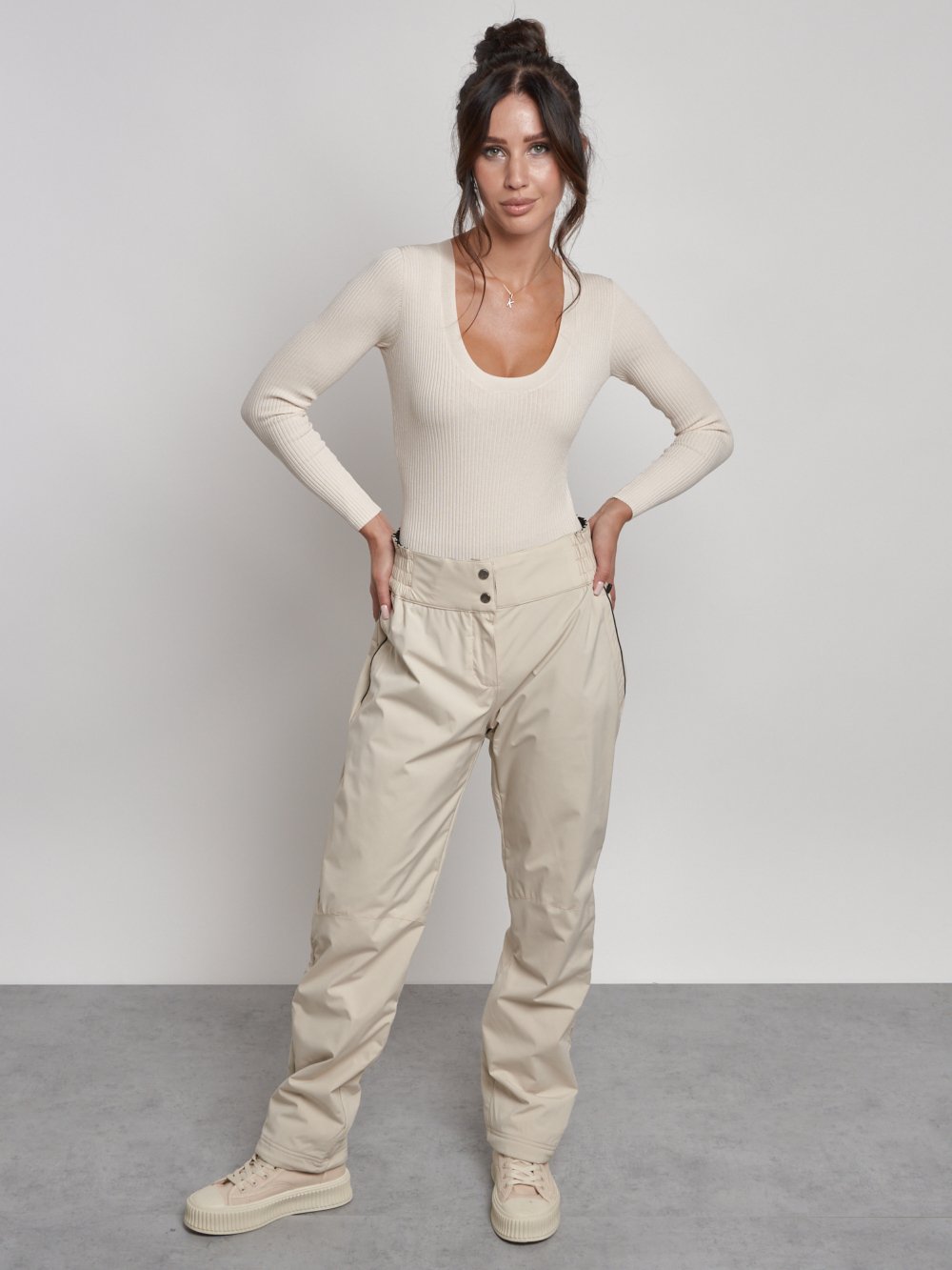 Купить брюки утепленные женские оптом от производителя недорого в Москве7141B