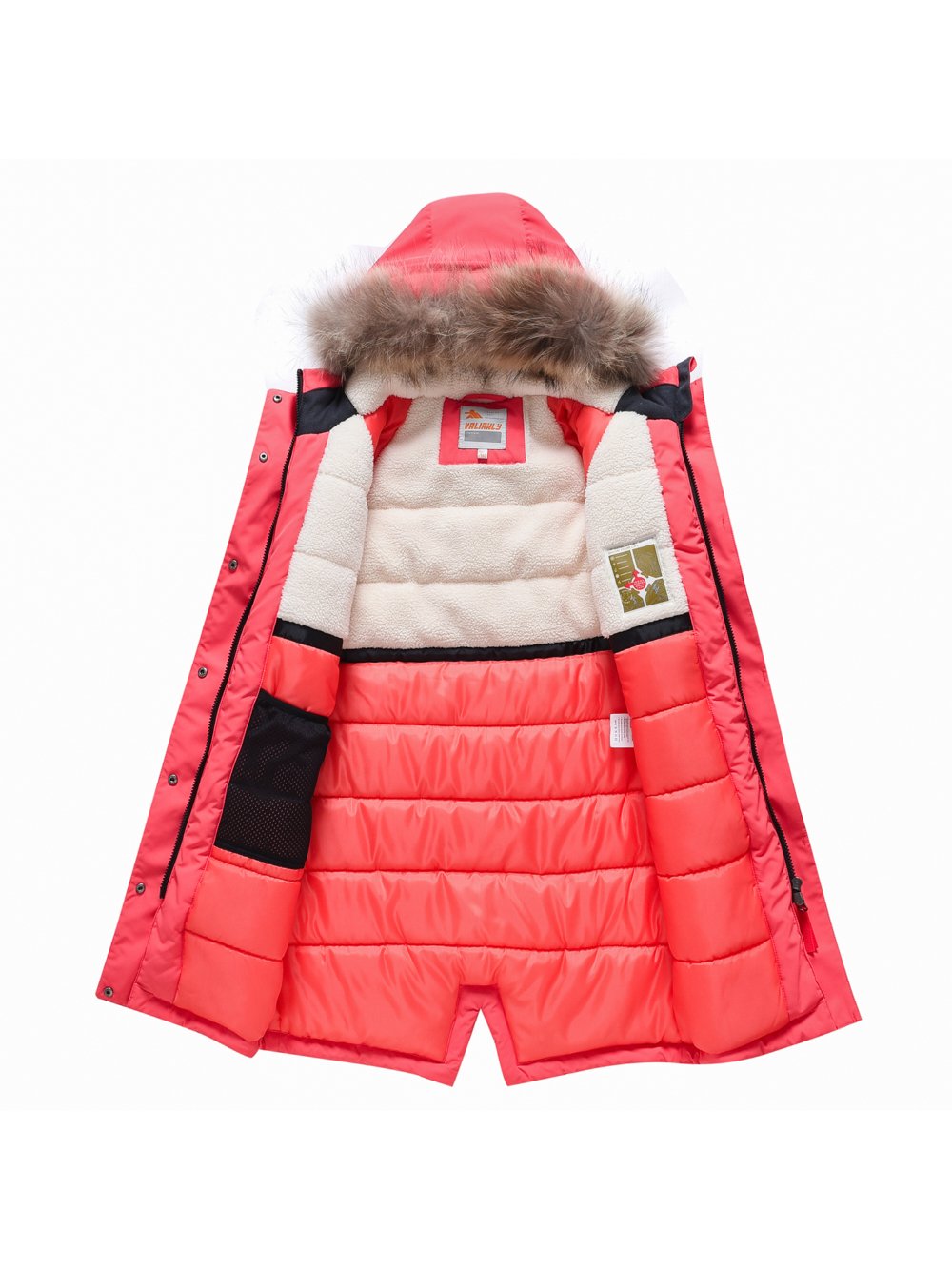 Купить куртку парку для девочки оптом от производителя недорого в Москве 9342Sz 1