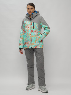 Купить горнолыжный костюм женский оптом от производителя недорого в Москве 02252S