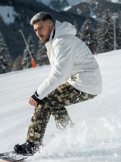 Купить комплект одежды горнолыжный костюм зимний мужской оптом от производителя недорого в Москве 02412Bl