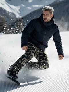 Купить комплект одежды горнолыжный костюм зимний мужской оптом от производителя недорого в Самаре 02412TS