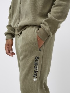 Брюки мужские демисезонные на флисе УЦЕНКА хаки цвета 0883Kh